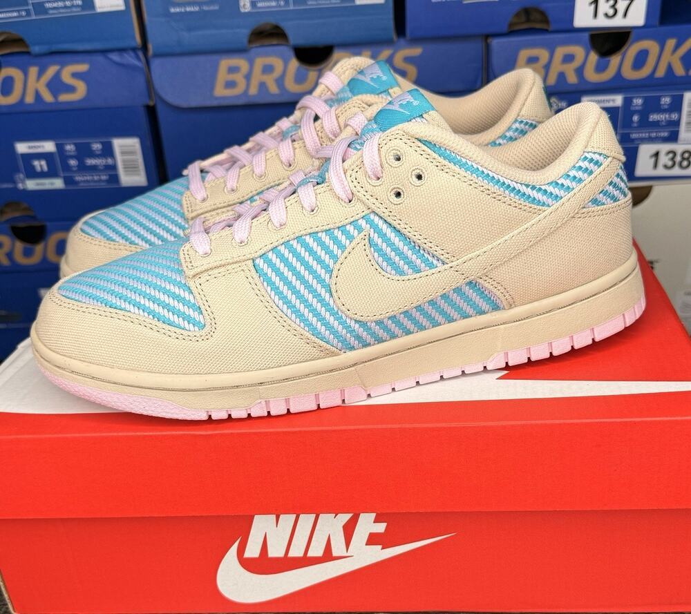 Nike Dunk Low Canvas “Guava Ice/Aqua" Women’s Size 9.5